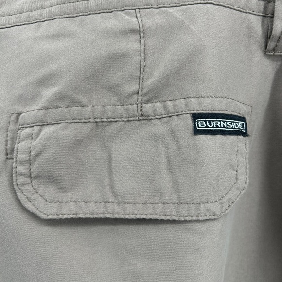Burnside Cargo Shorts Khaki Size 38 - Picture 8 of 8